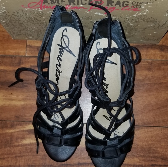 AKYLE BLACK SANDALS - Picture 3 of 7